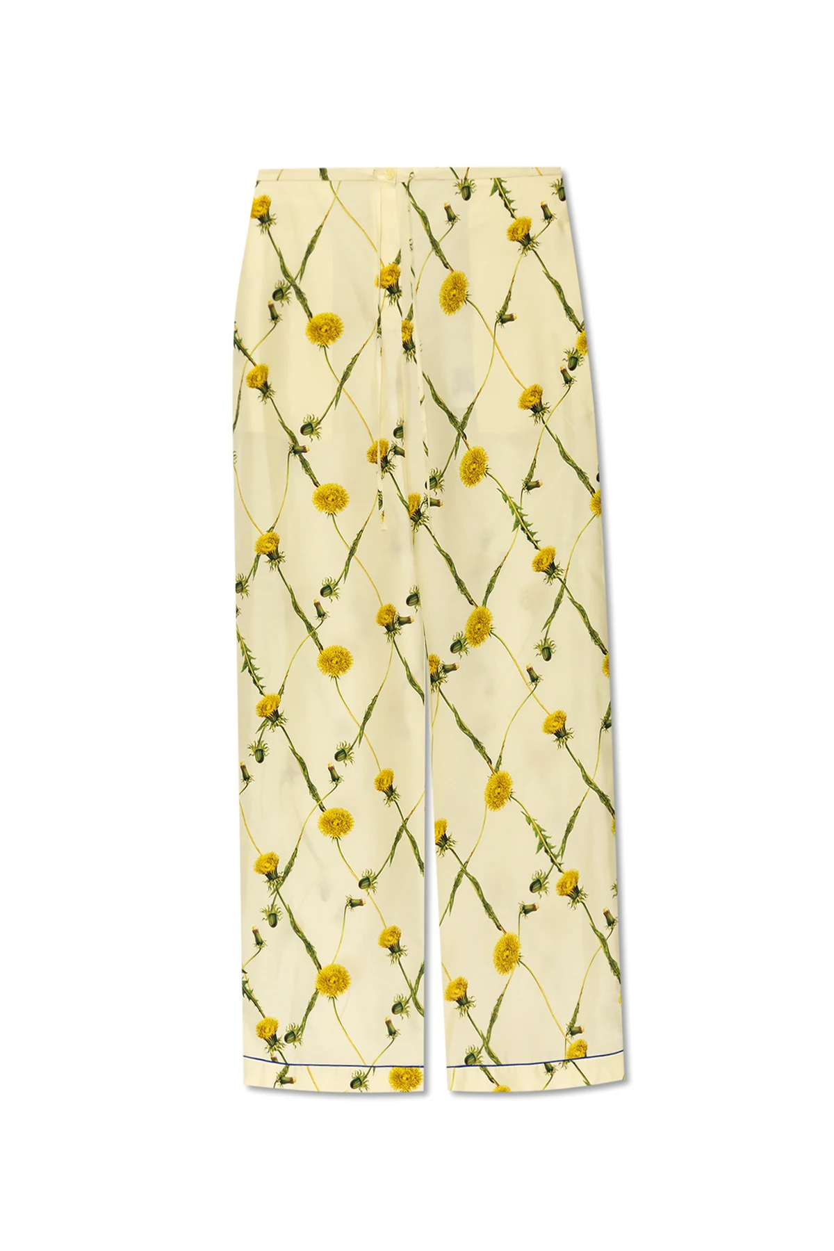 YELLOW  Pyjama-style trousers