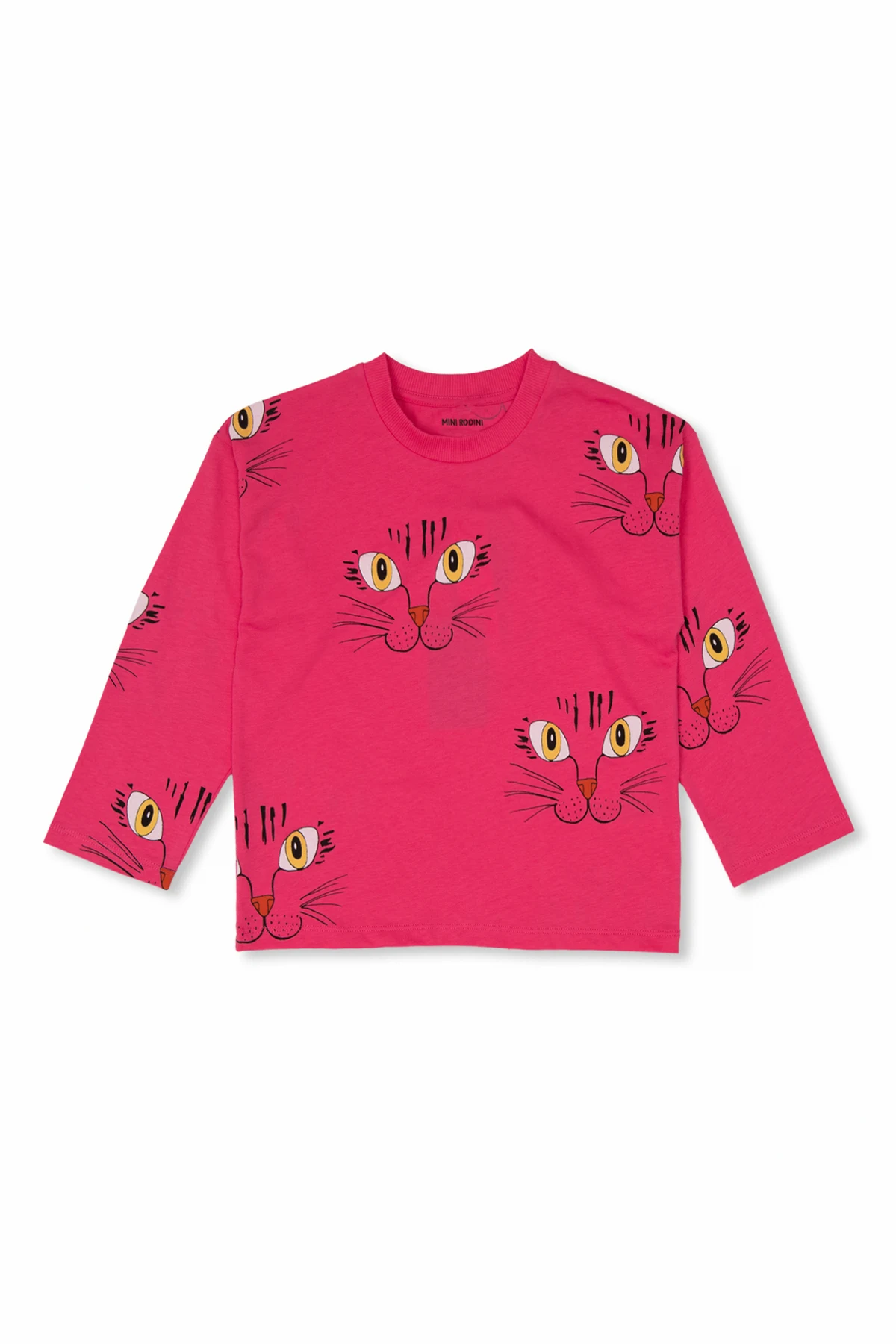 T-shirt with cat motif