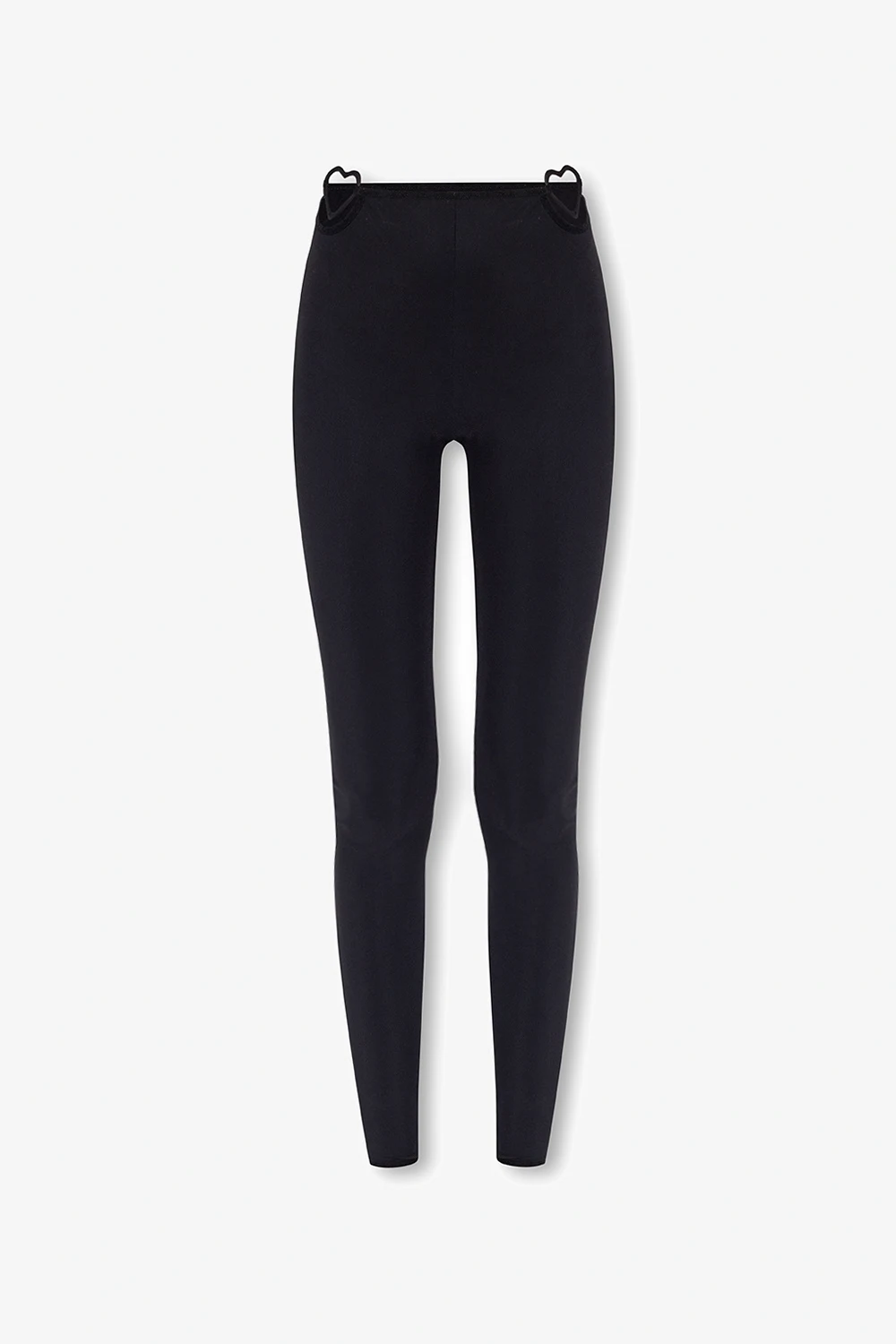 Legginsy z aplikacją w kształcie serca