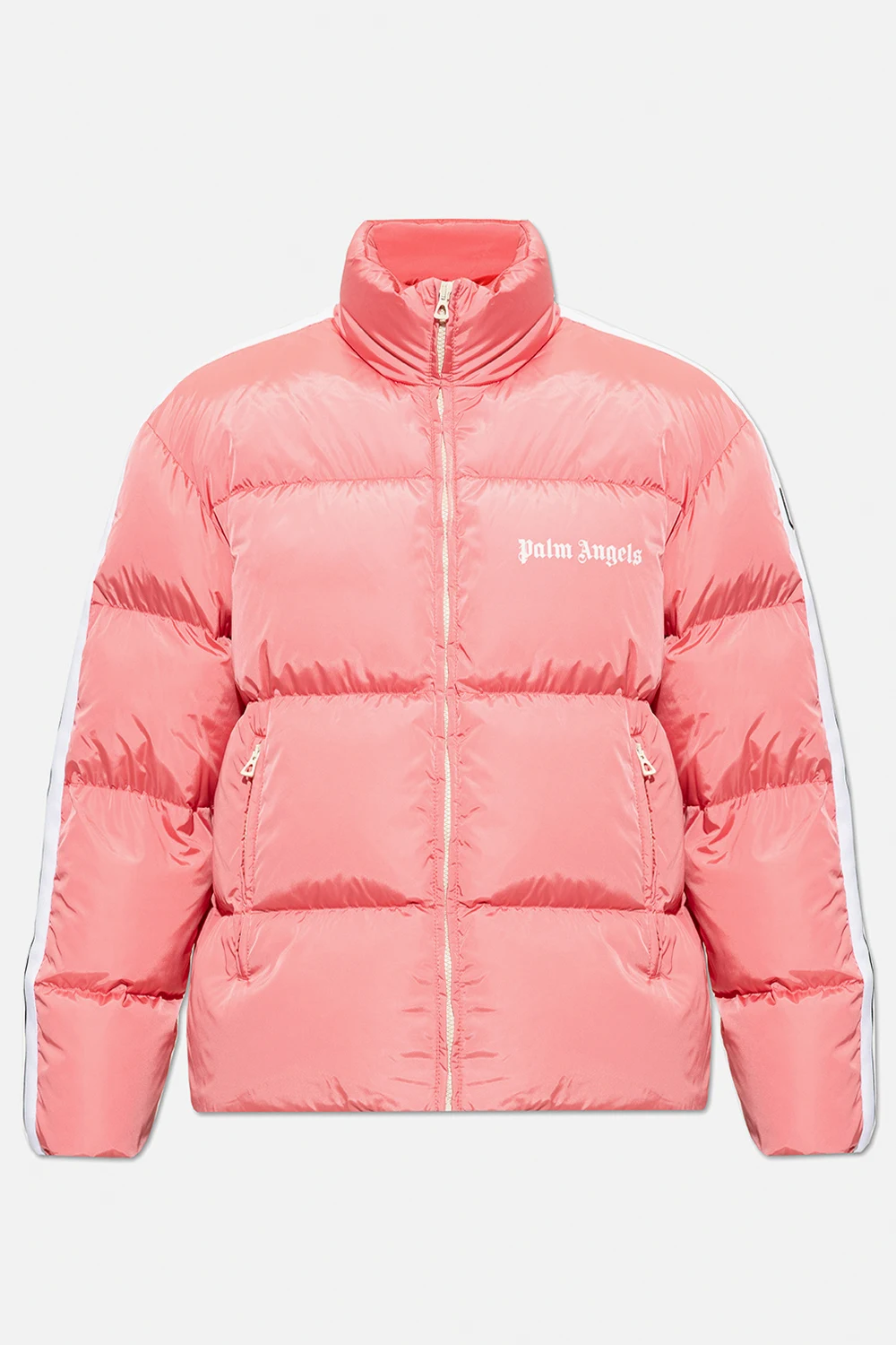 Jacket with stand collar
