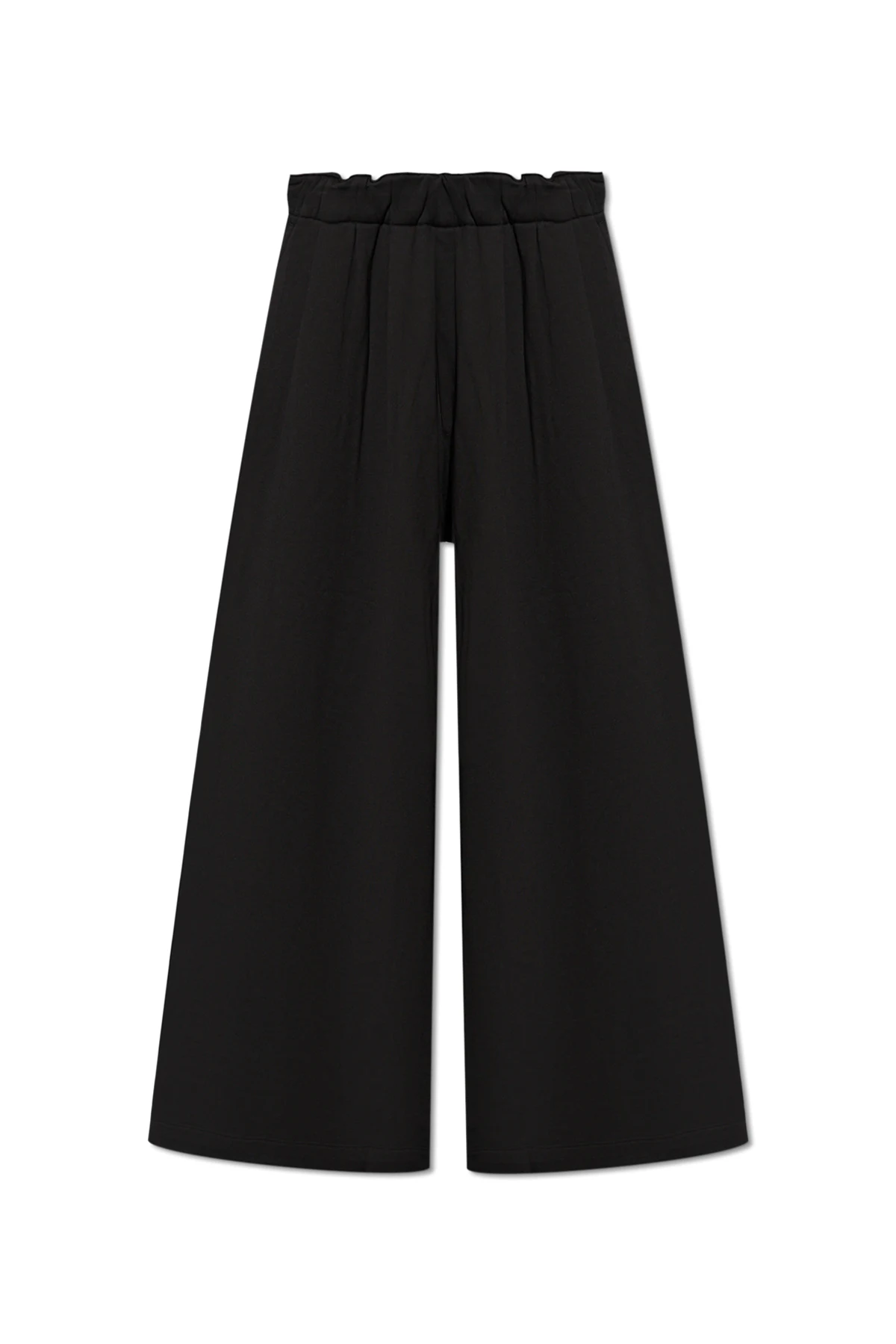 Sweatpants with wide legs