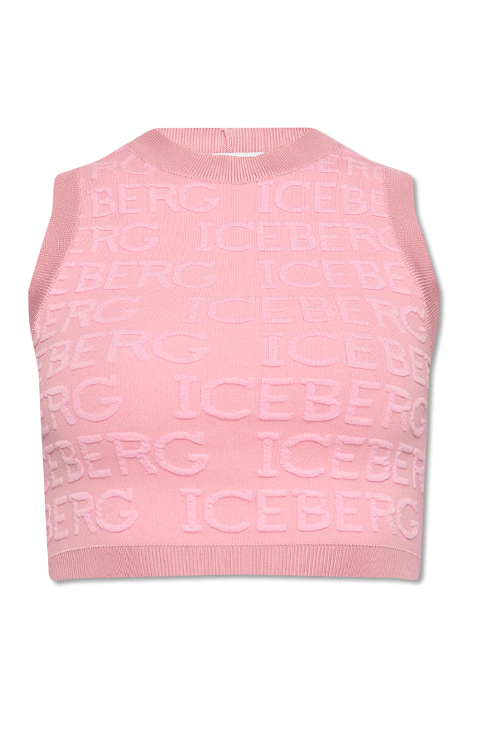 Cropped top with logo