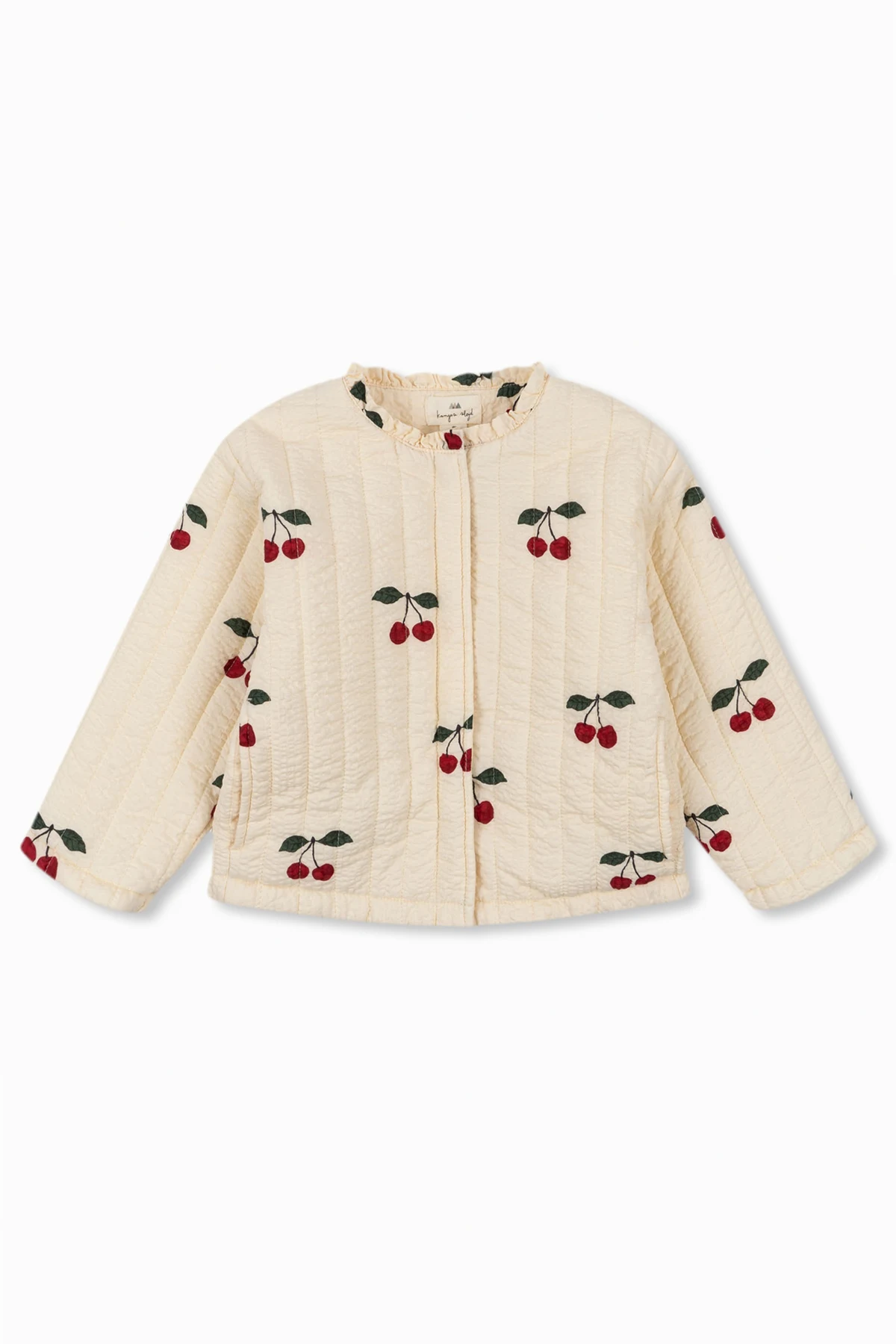 Printed quilted jacket