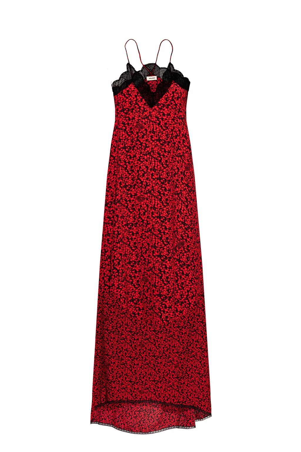 Floral-motif dress