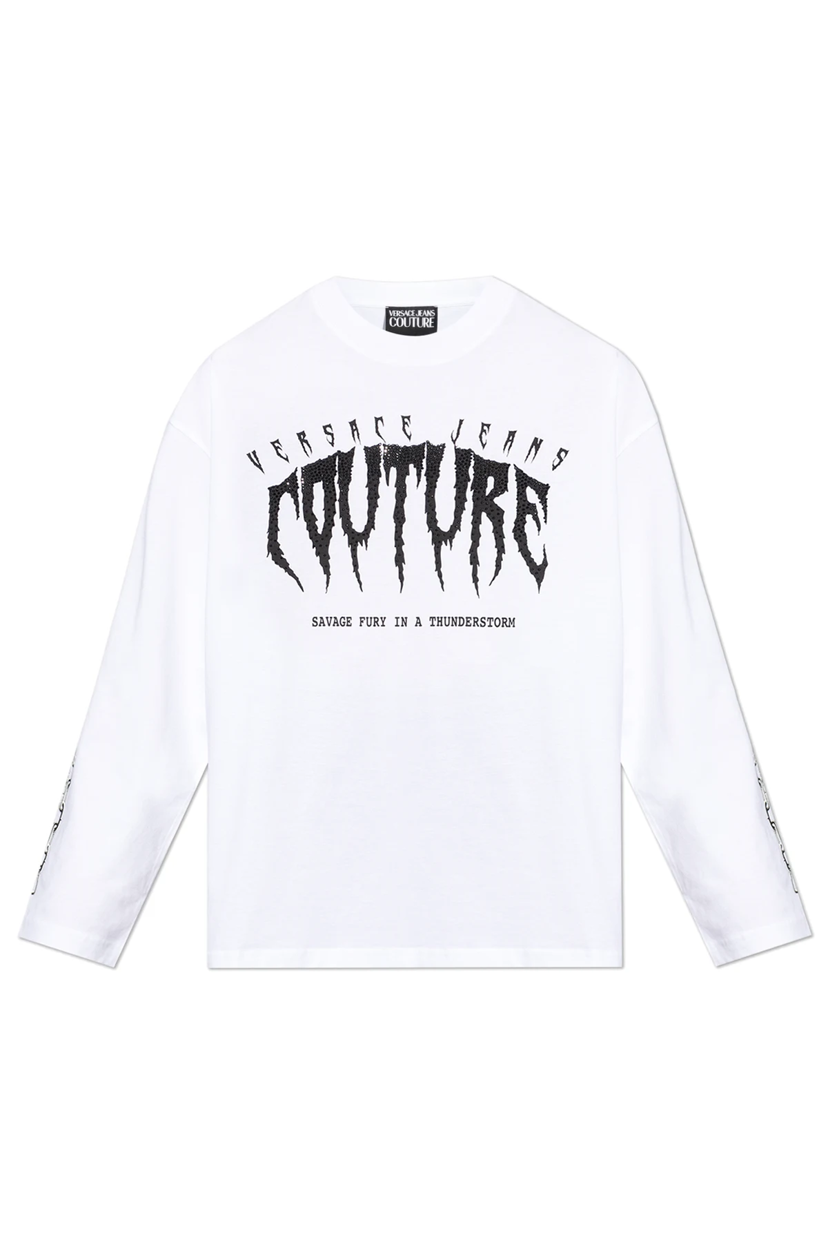 WHITE Versace Jeans Couture T-shirt with print