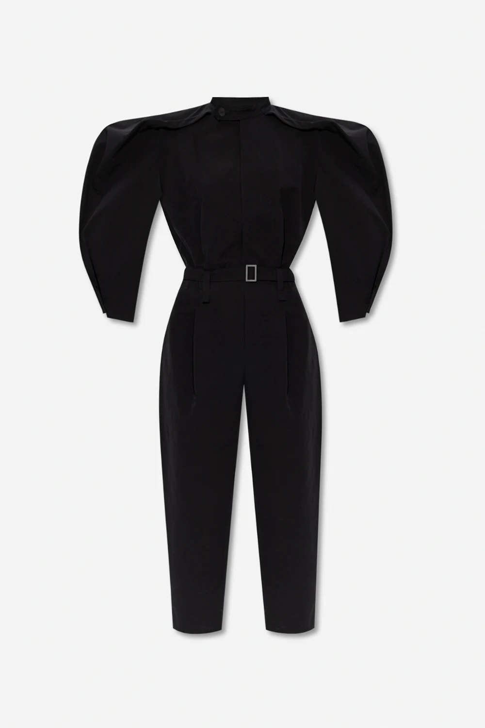 Jumpsuit with puff sleeves