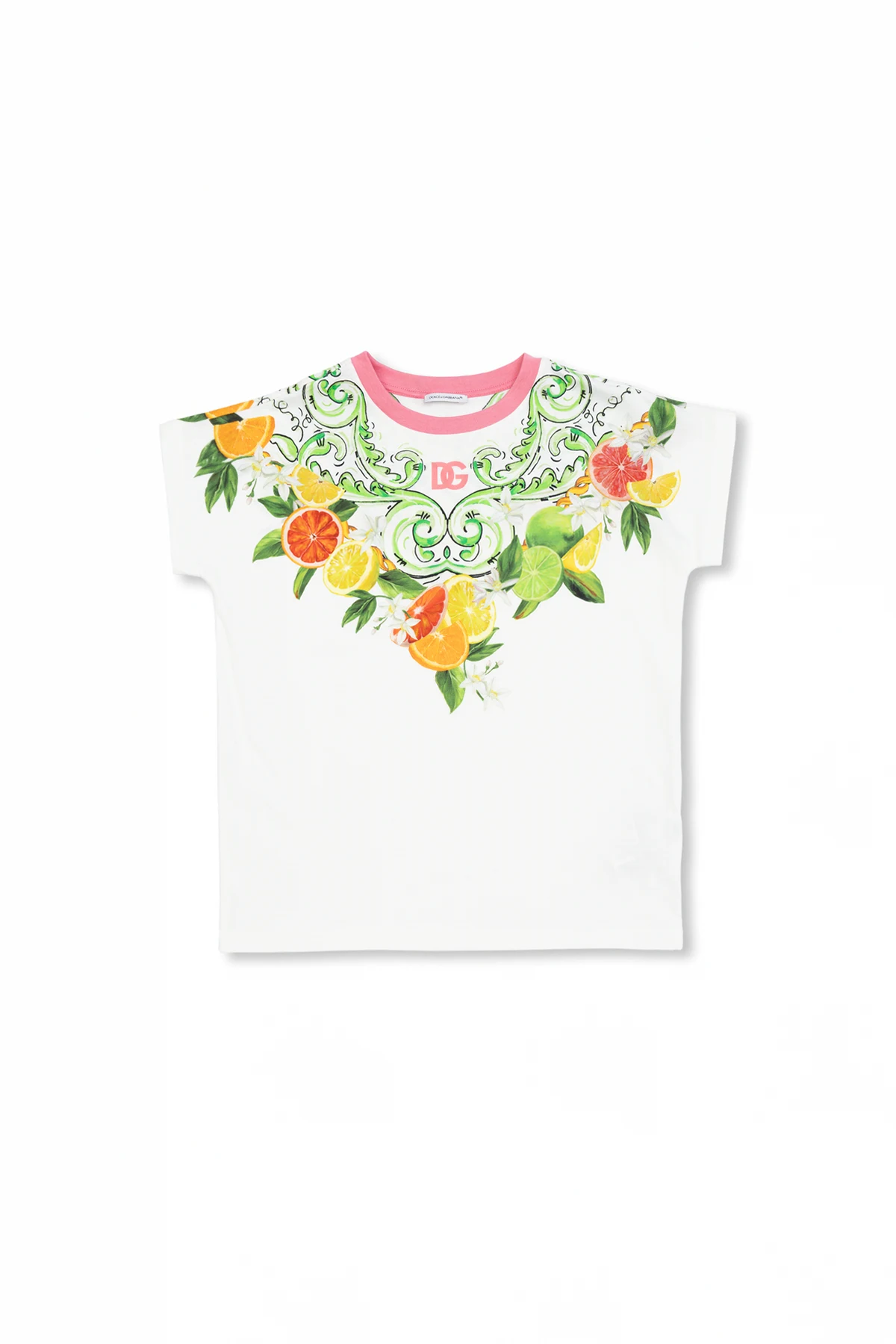 T-shirt with citrus motif