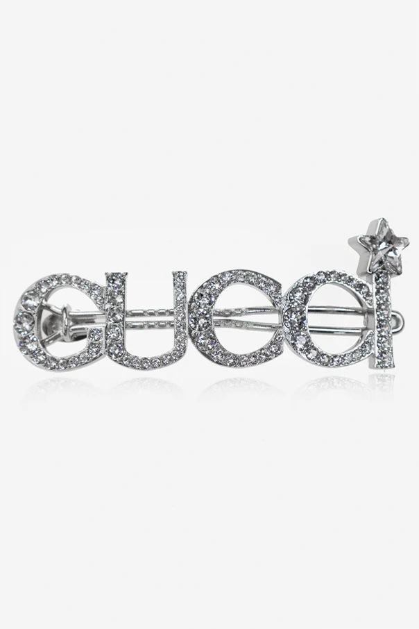 SILBER Hair slide with logo