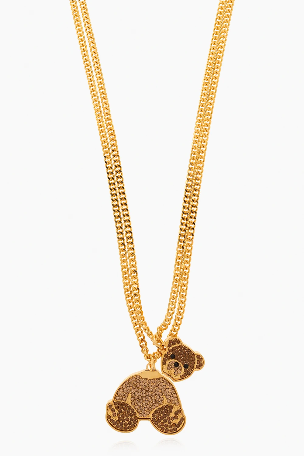 Necklace with teddy bear charm
