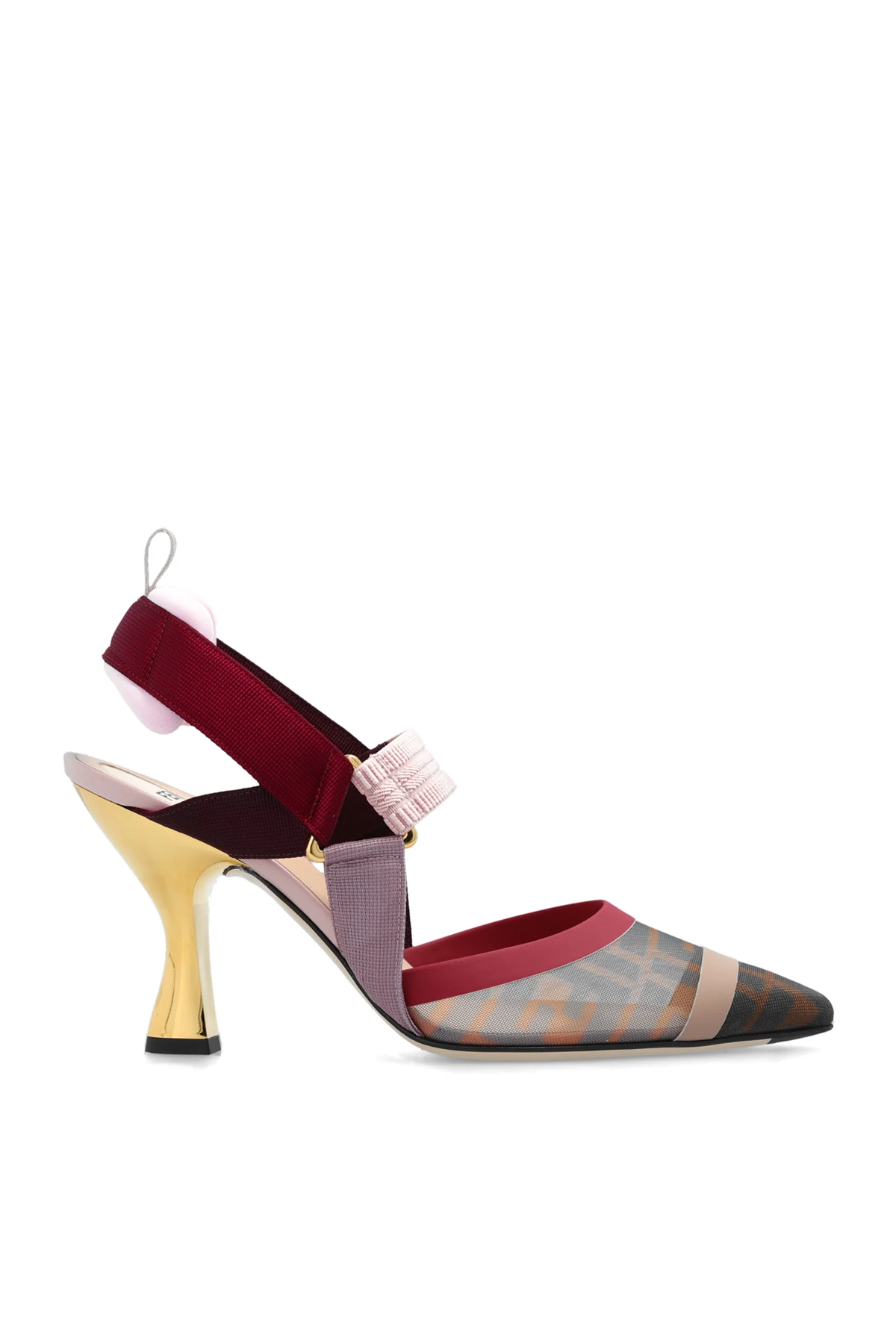 Buty na obcasie z logo