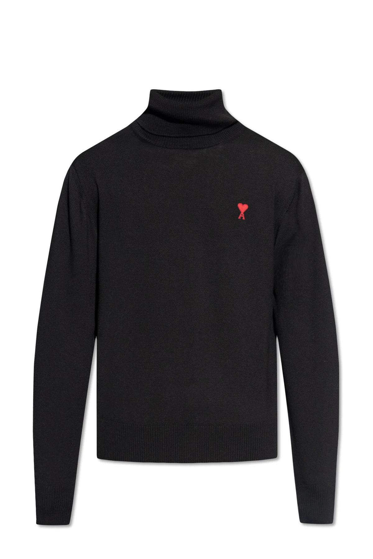 Wool turtleneck sweater