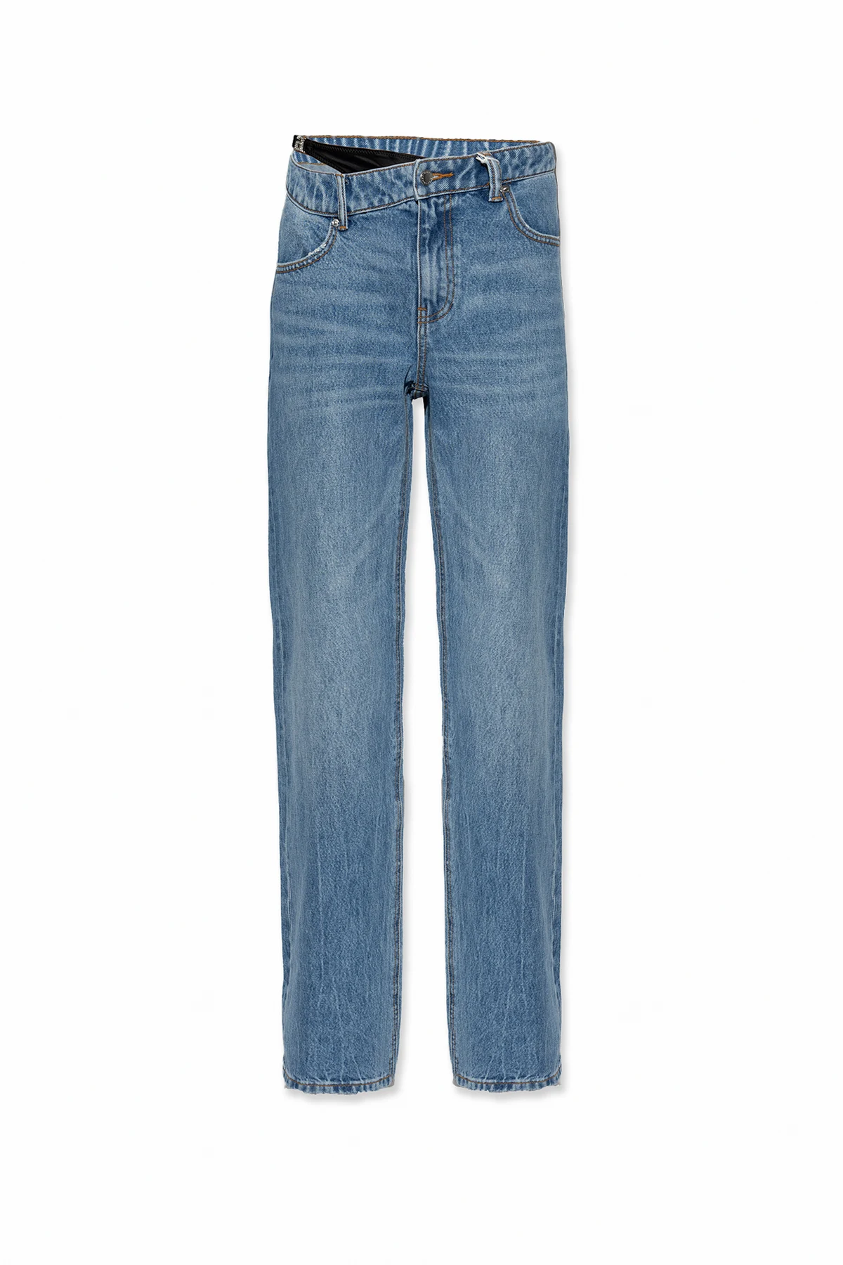 Jeans with straight legs