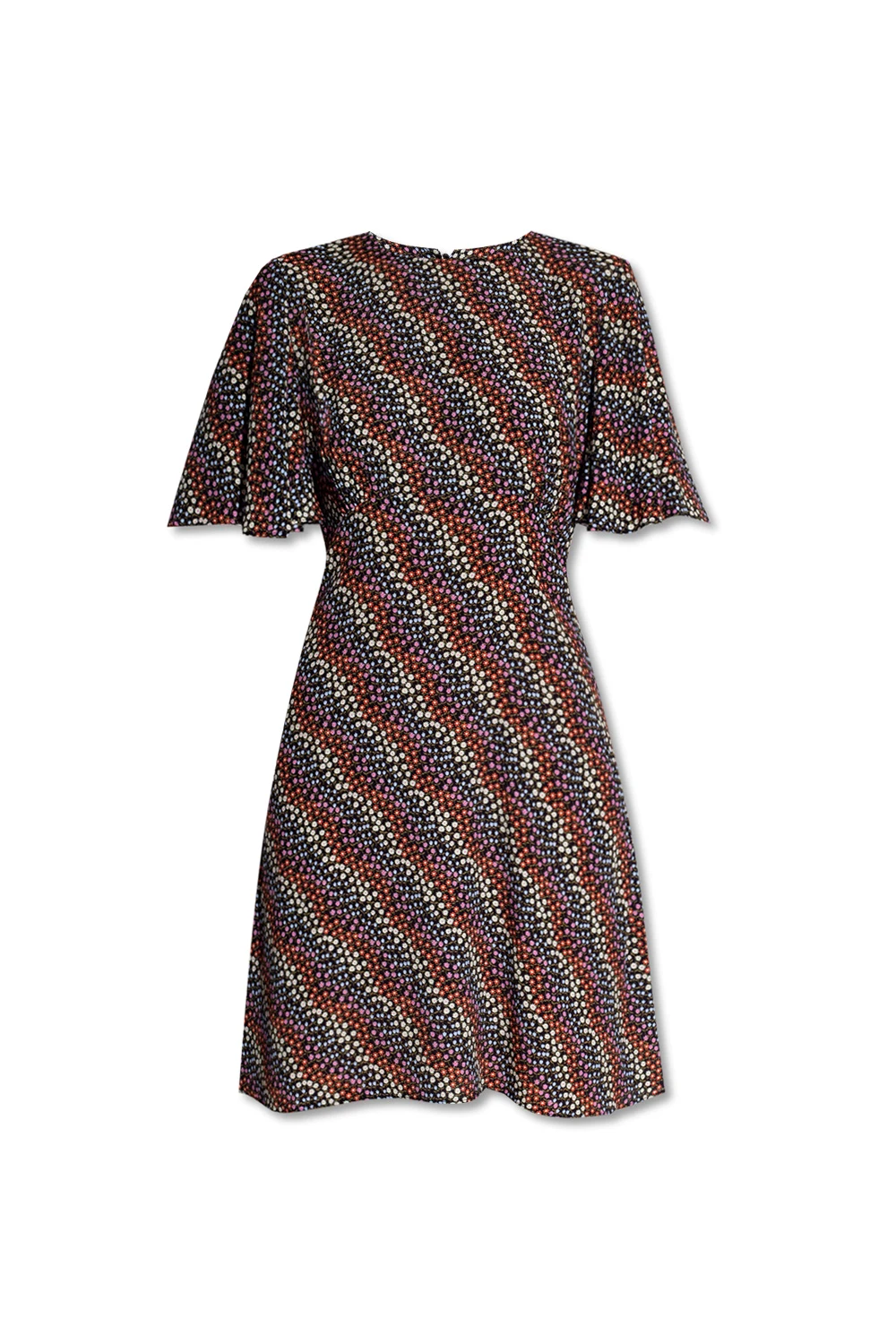 Dress with floral motif