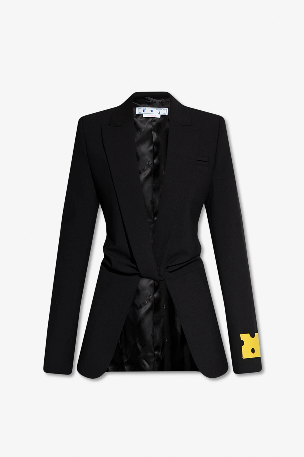 Blazer with peak lapels