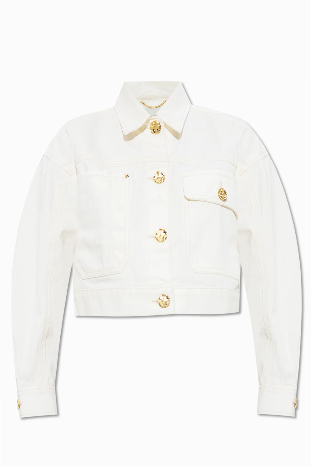 Krótka jeansowa kurtka