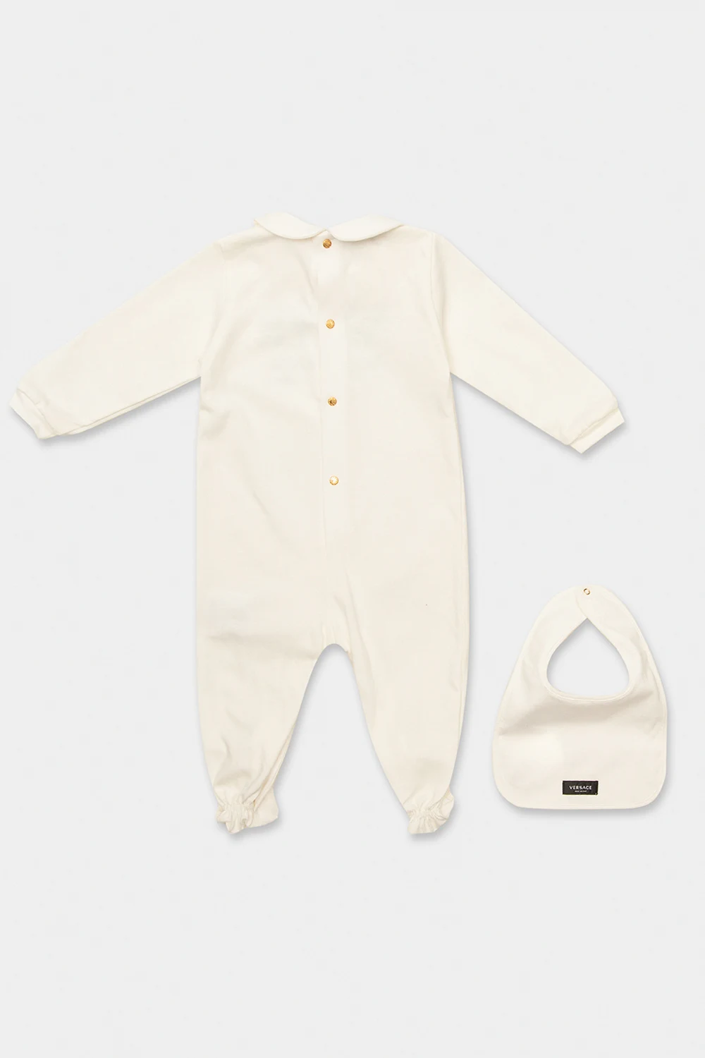 Zestaw niemowlęcy: pajacyk i śliniak