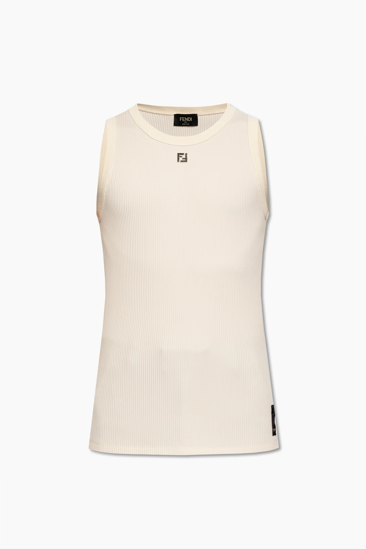 Ribbed top with logo