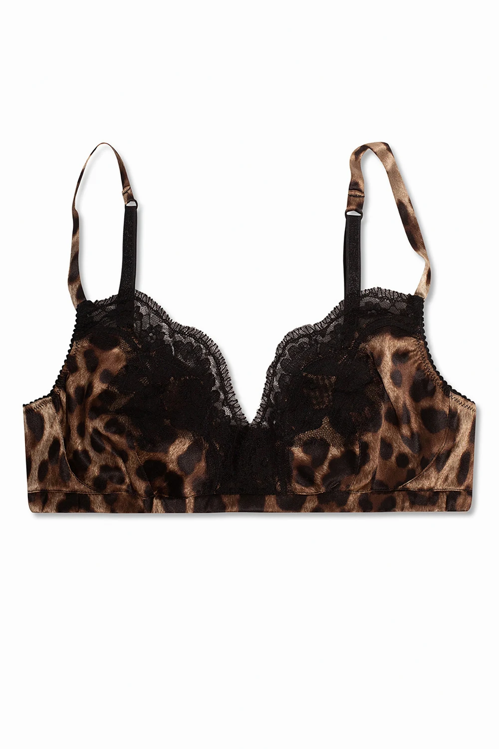 Animal-print bra