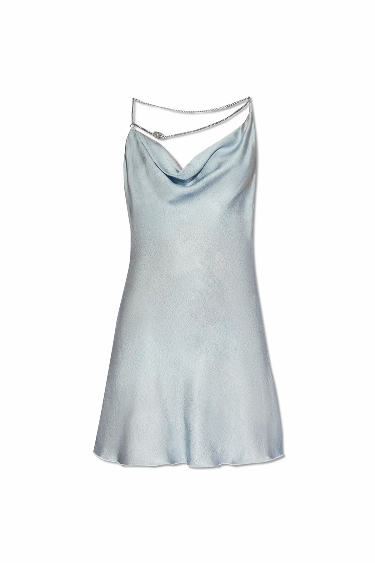 ‘D-GLASS’ mini satin dress