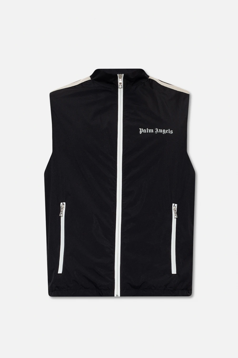 Track vest with logo