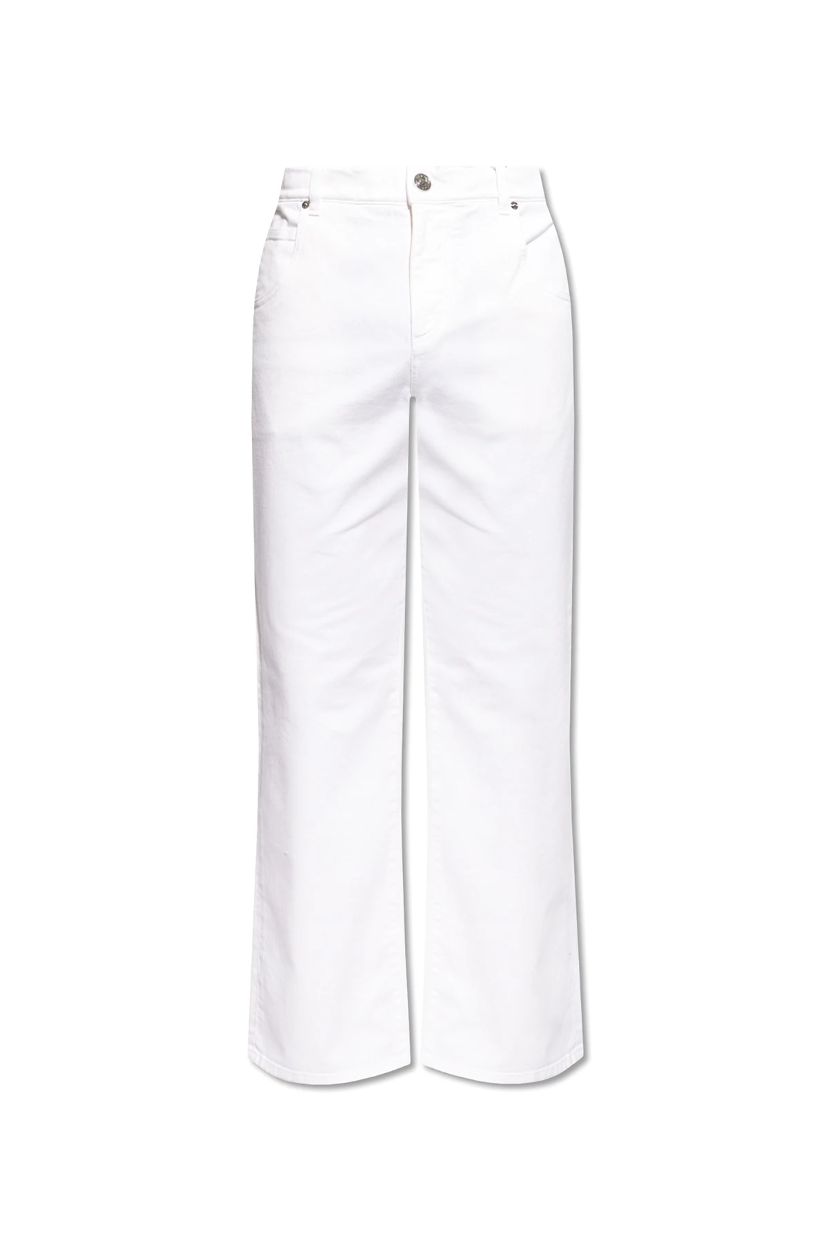 Logo-embroidered jeans