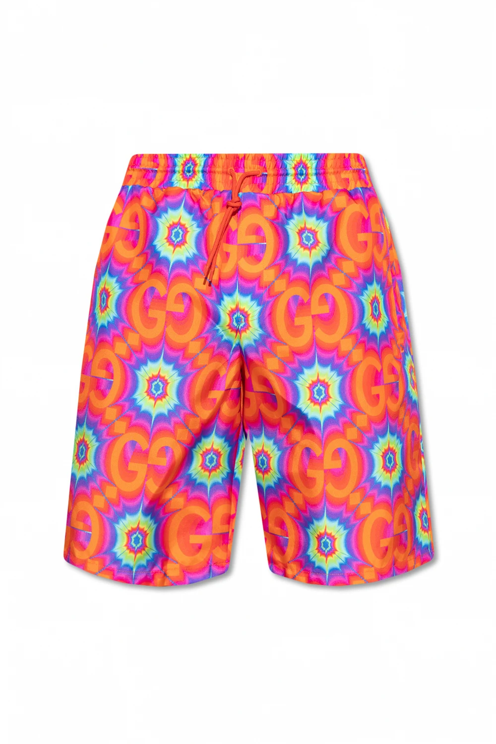 Patterned swim shorts