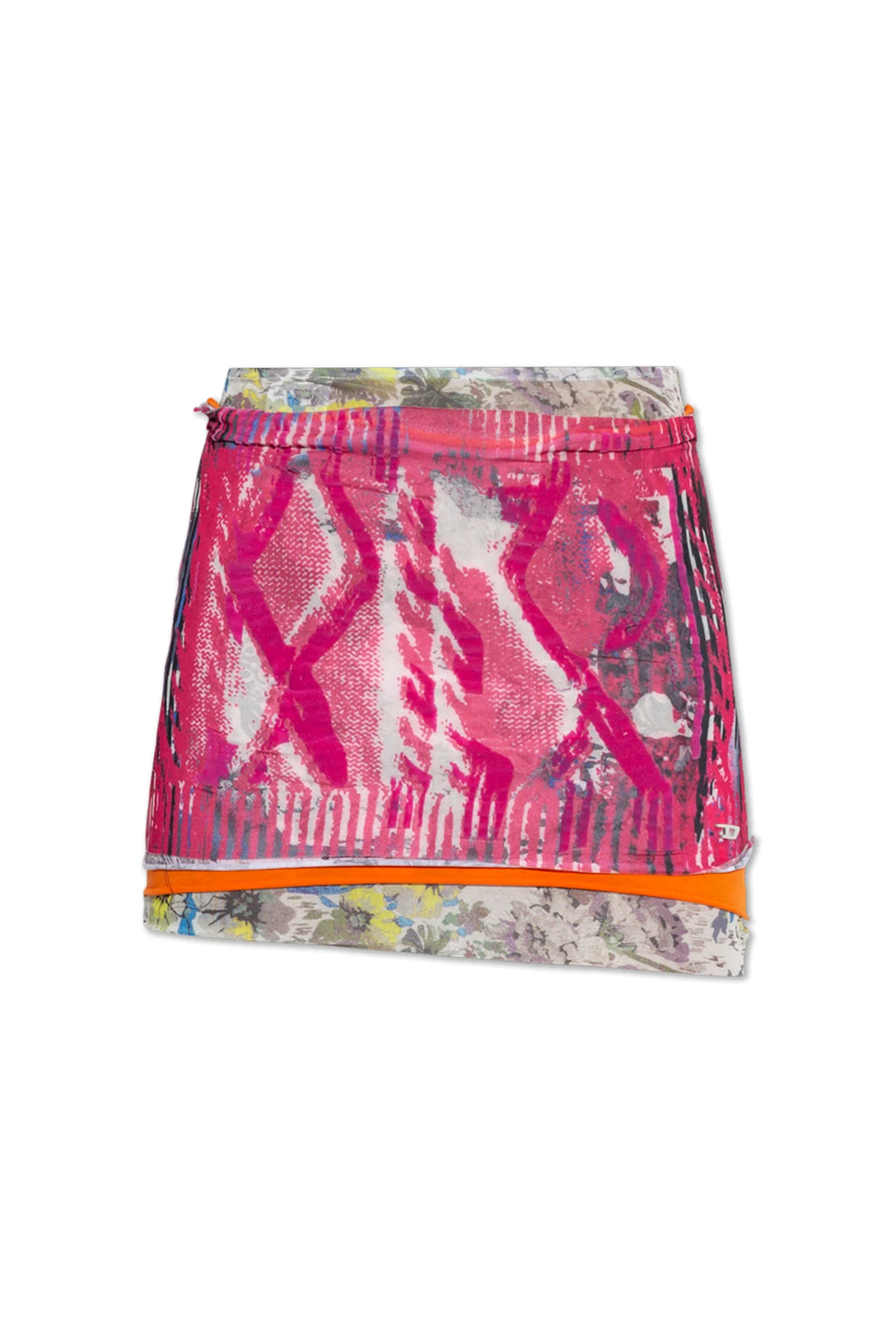 MULTICOLOUR Skirt with O-PEONY print