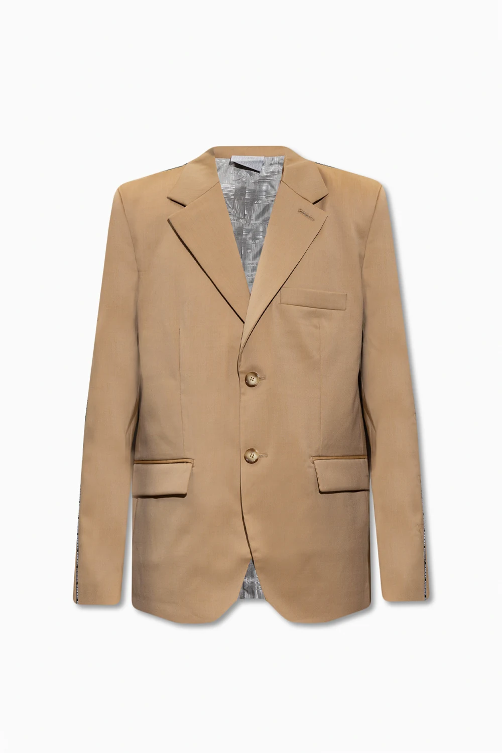 Marynarka z motywem kodu kreskowego