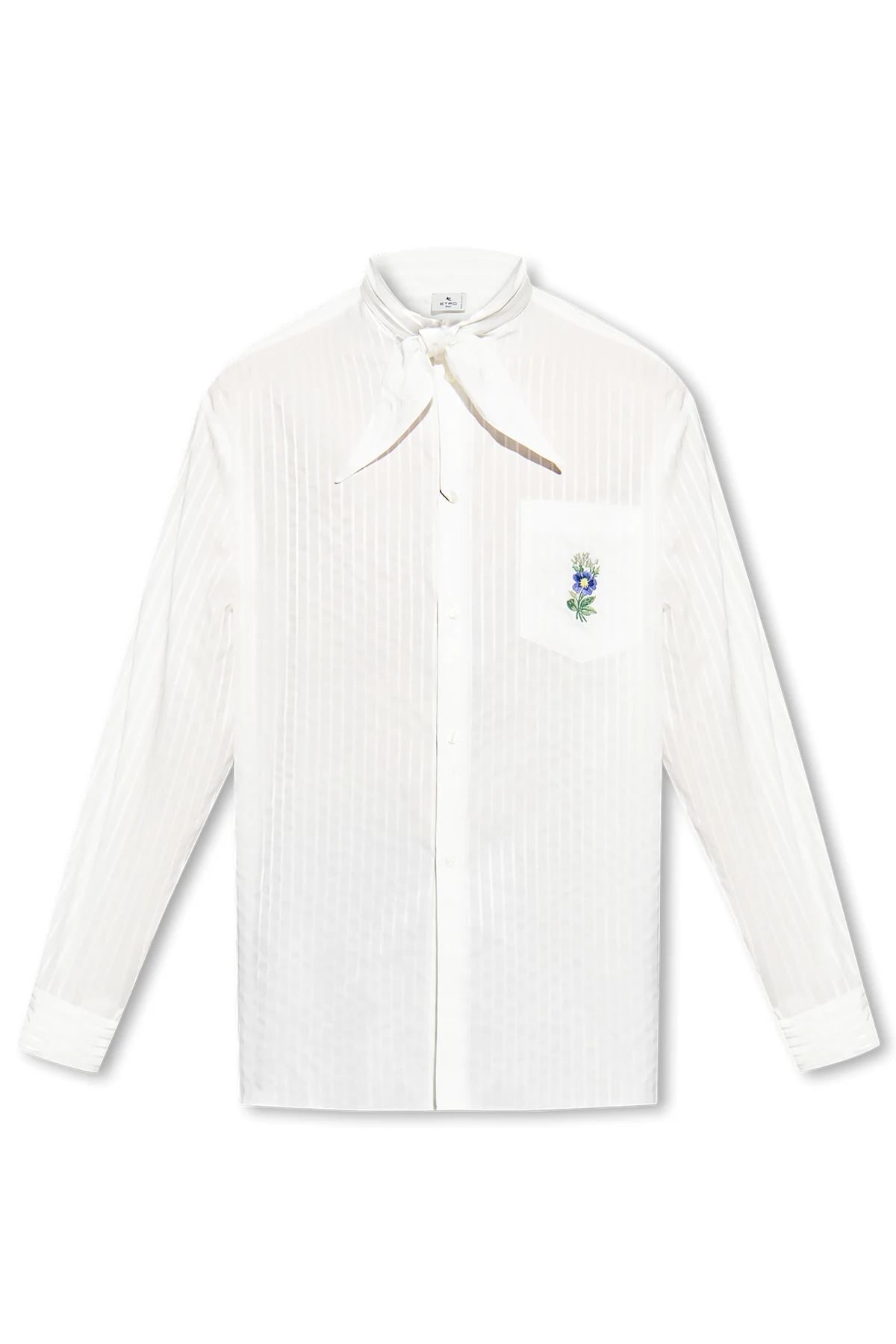 Shirt with decorative embroidery