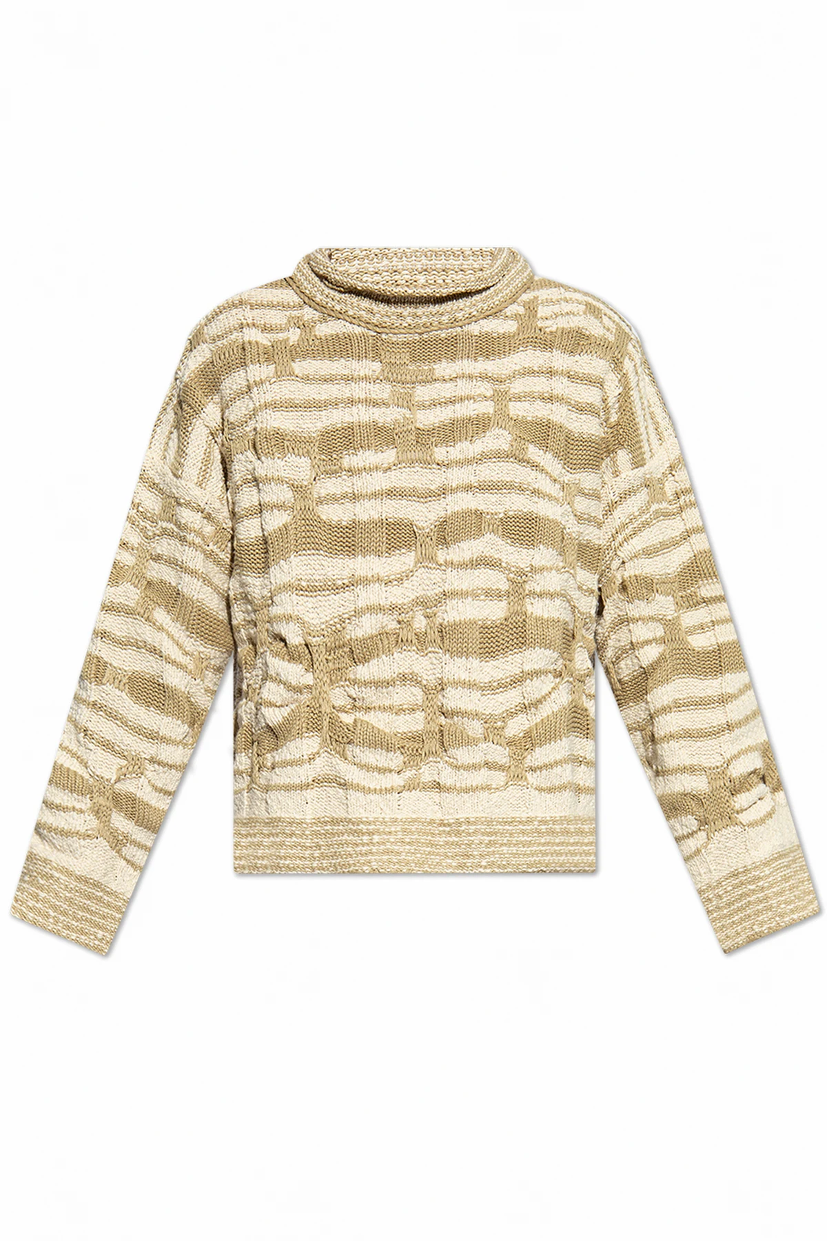 Sweter ze wzorem w pasy