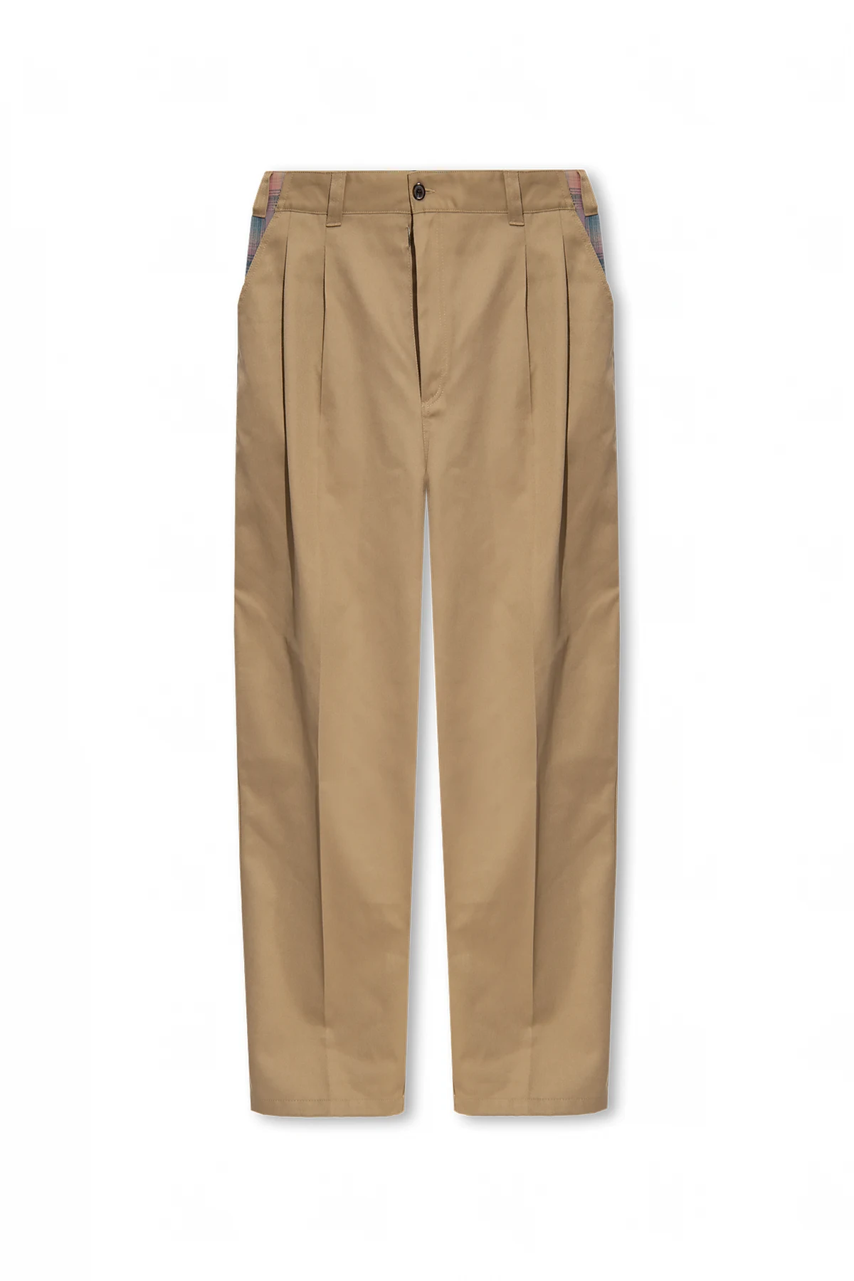 Trousers with vintage effect