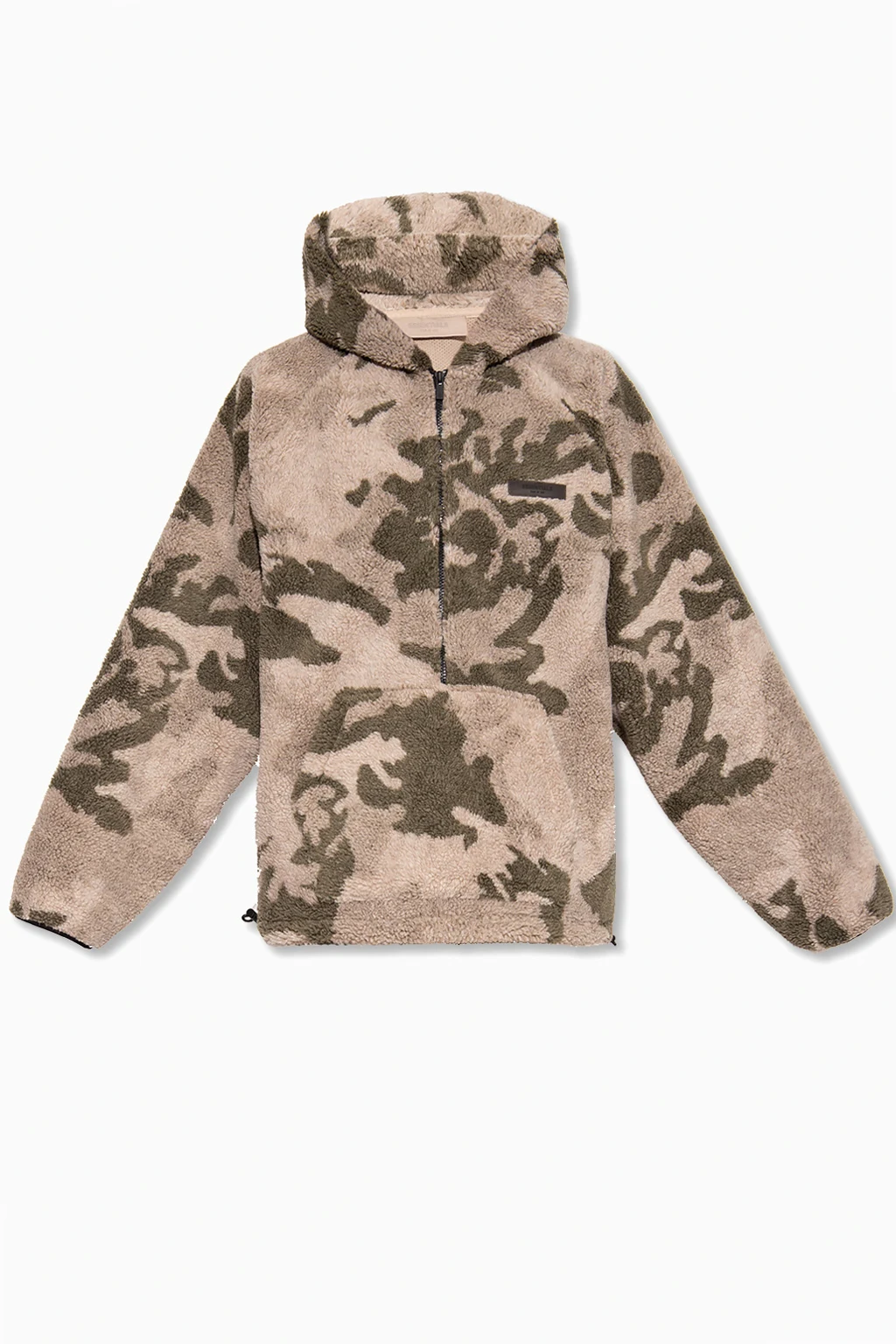 Futrzana bluza z kapturem