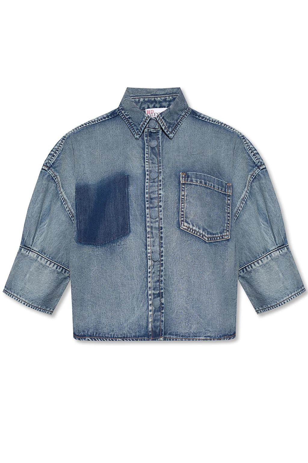 Jeansowa koszula typu ‘oversize’