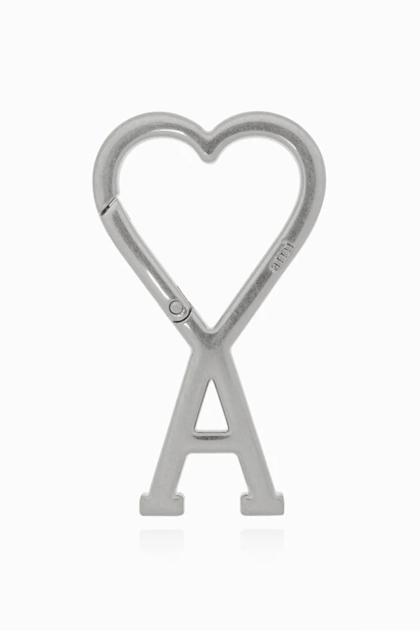 SILVER Logo-shaped keyring