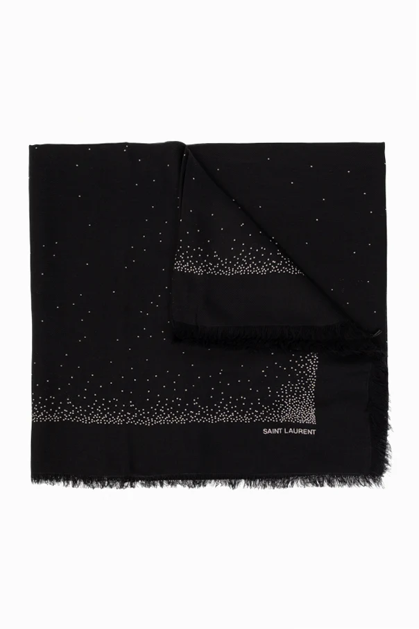 BLACK Shawl with logo