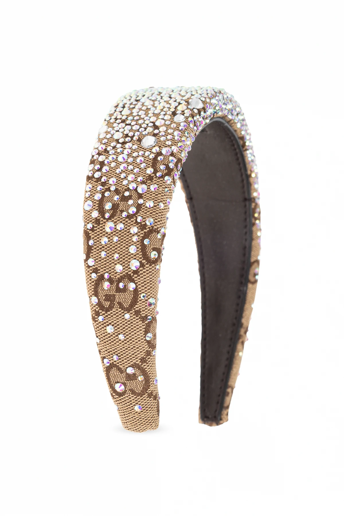 Opaska na głowę z połyskującymi kryształami