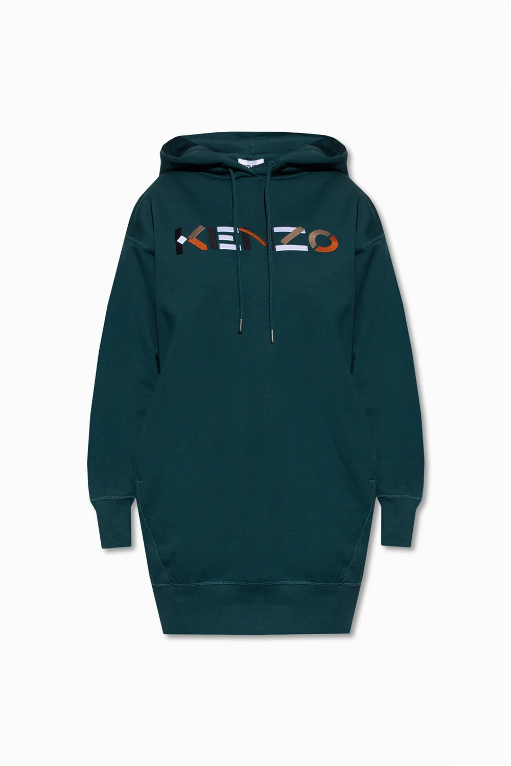 Long hoodie with logo