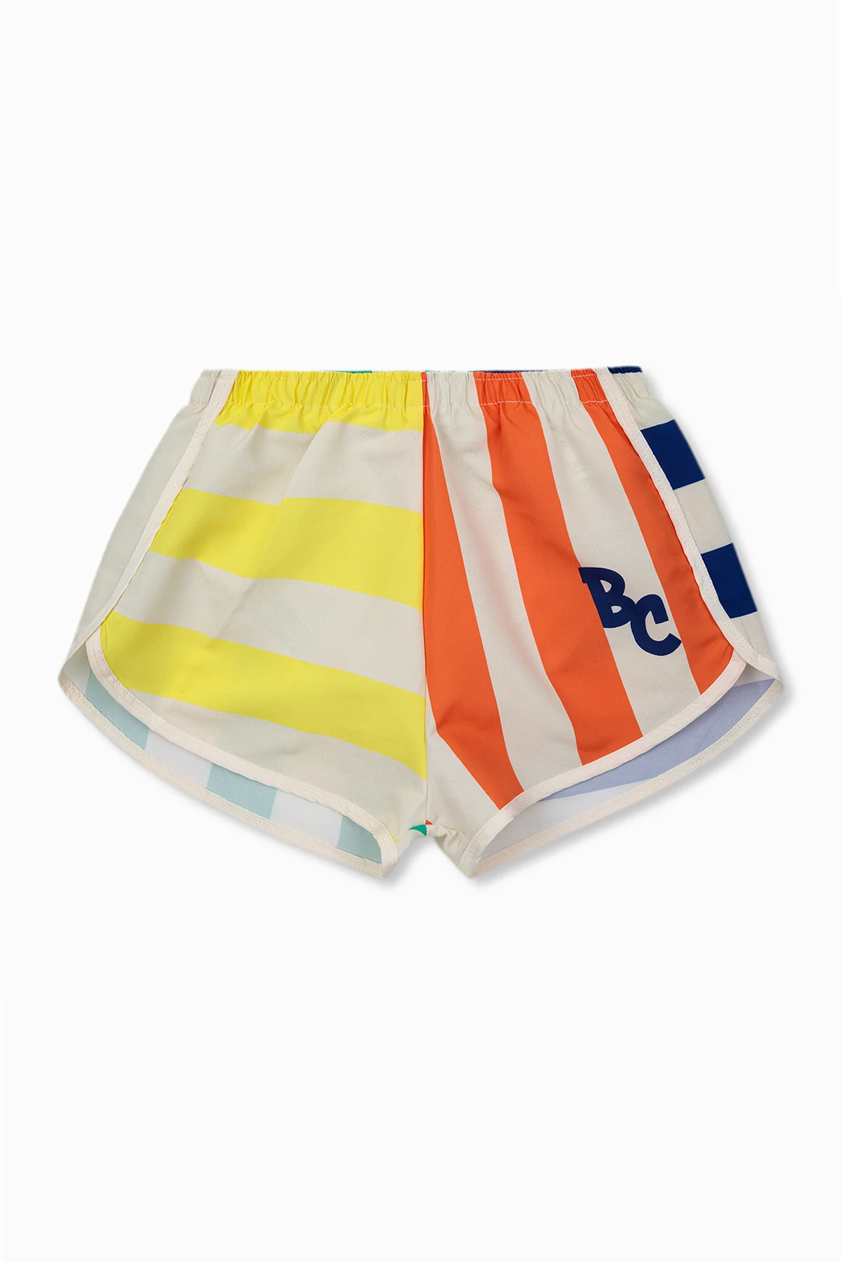 Striped swim shorts