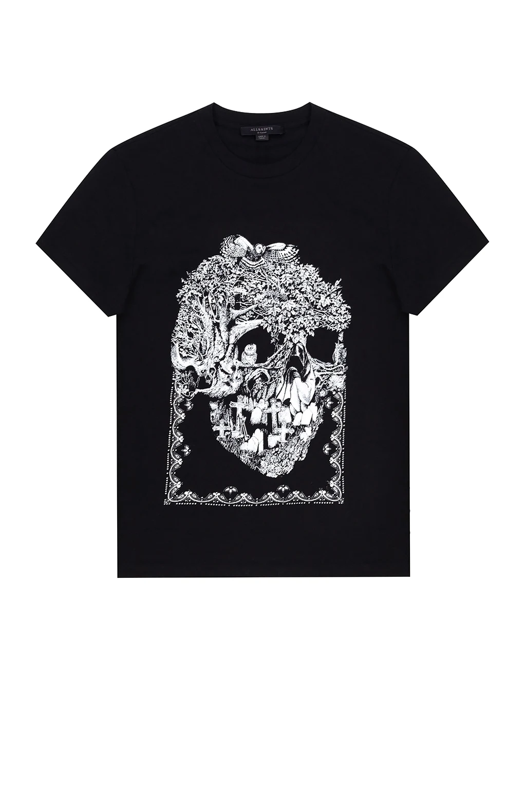 ‘Forestskull’ T-shirt with logo