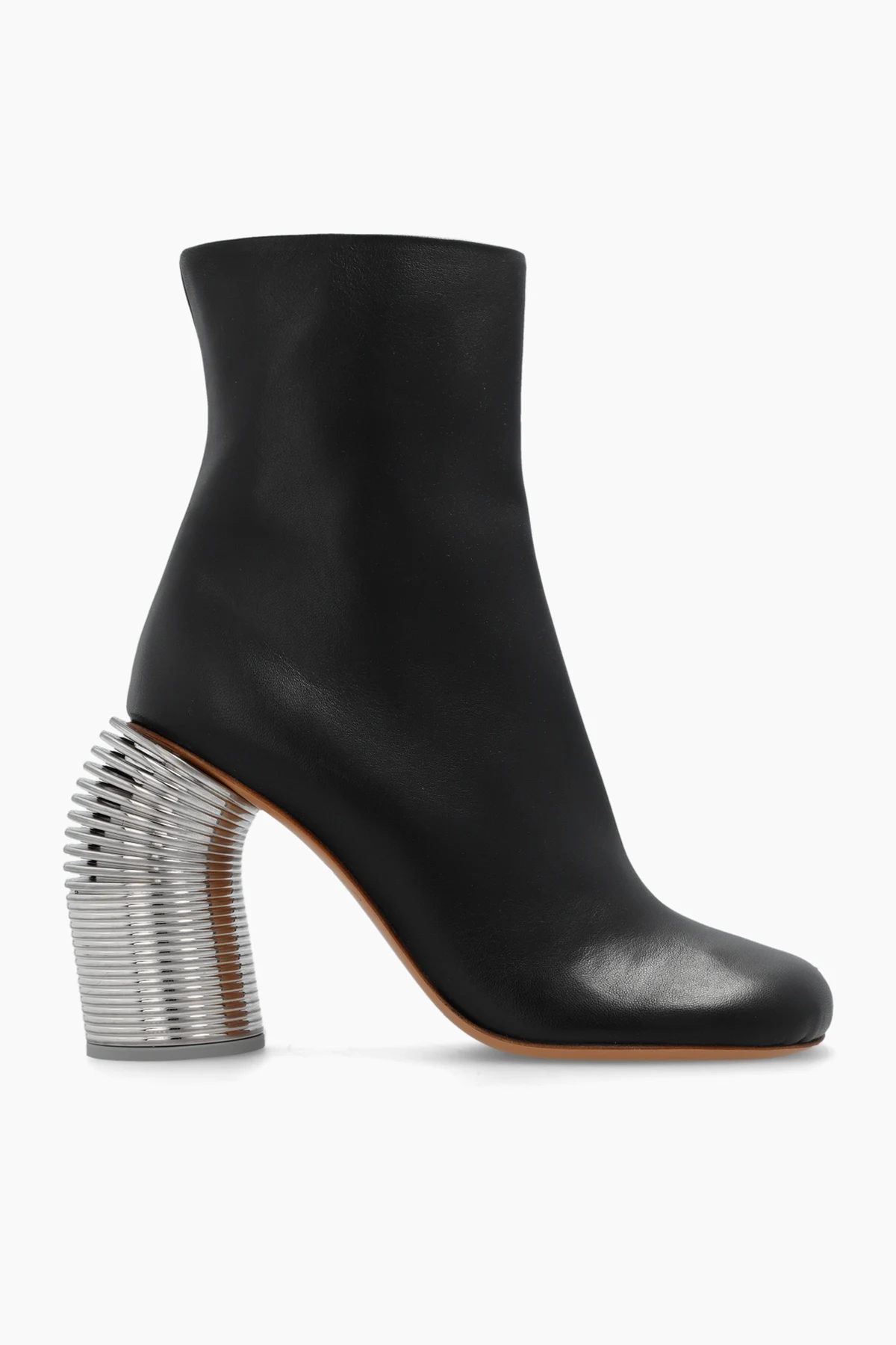 ‘Spring’ heeled ankle boots