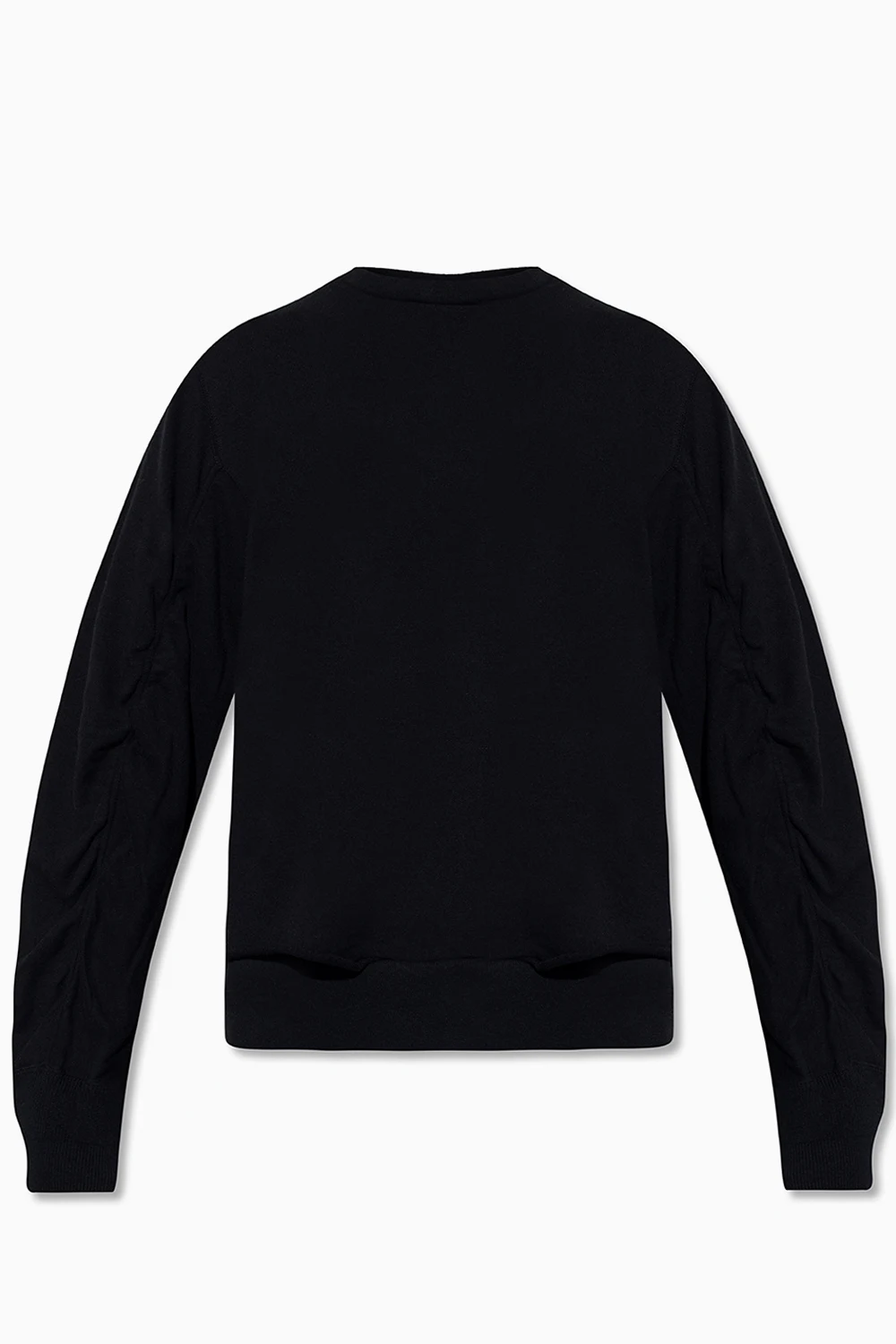 Sweatshirt with crease effect