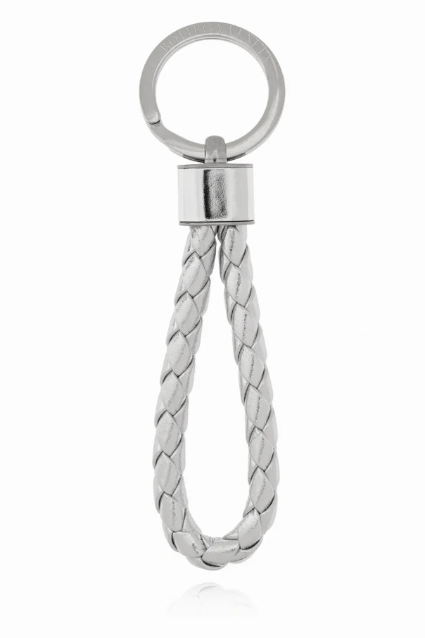 SILBER Leder Schlüsselanhänger