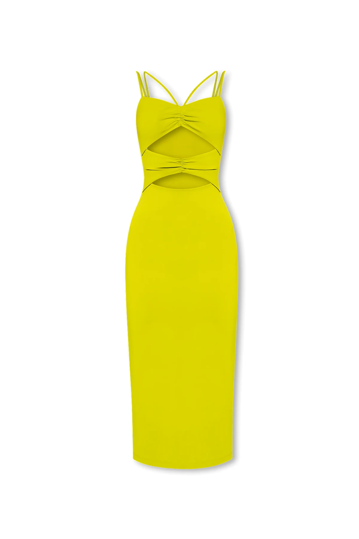 neon ‘Mona’ slip dress