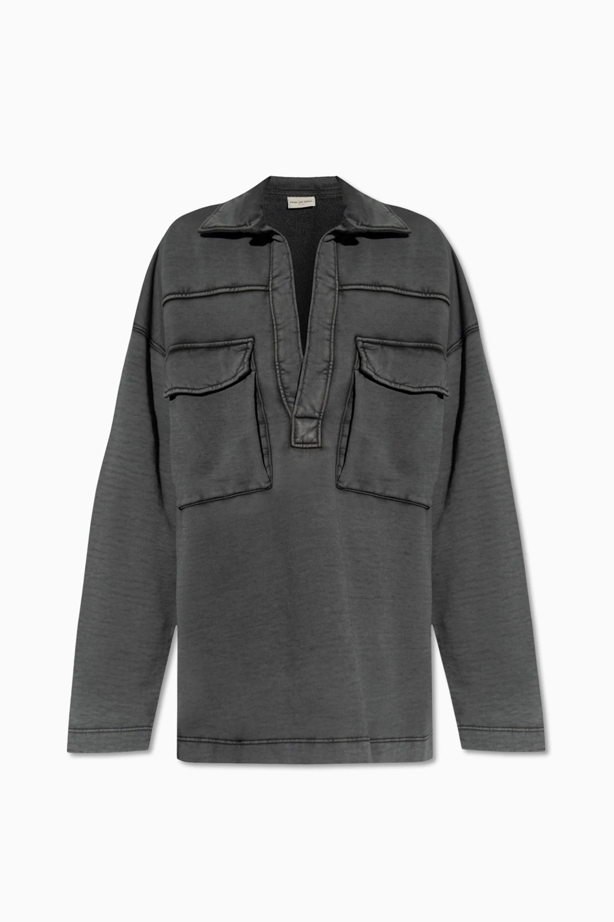 Sweatshirt with collar