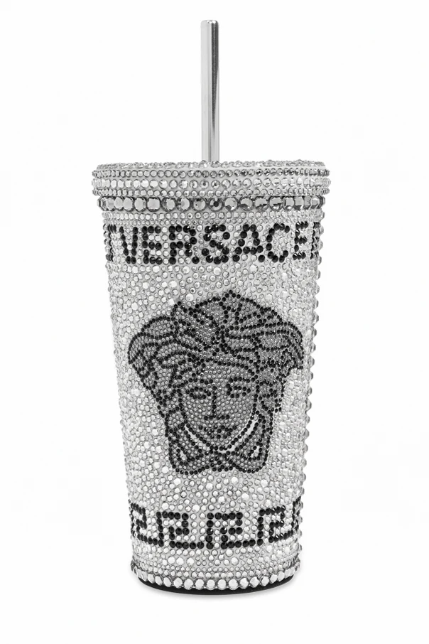 SILBER Travel mug with Medusa face