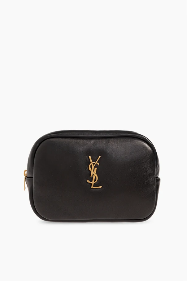 SCHWARZ Leather wash bag