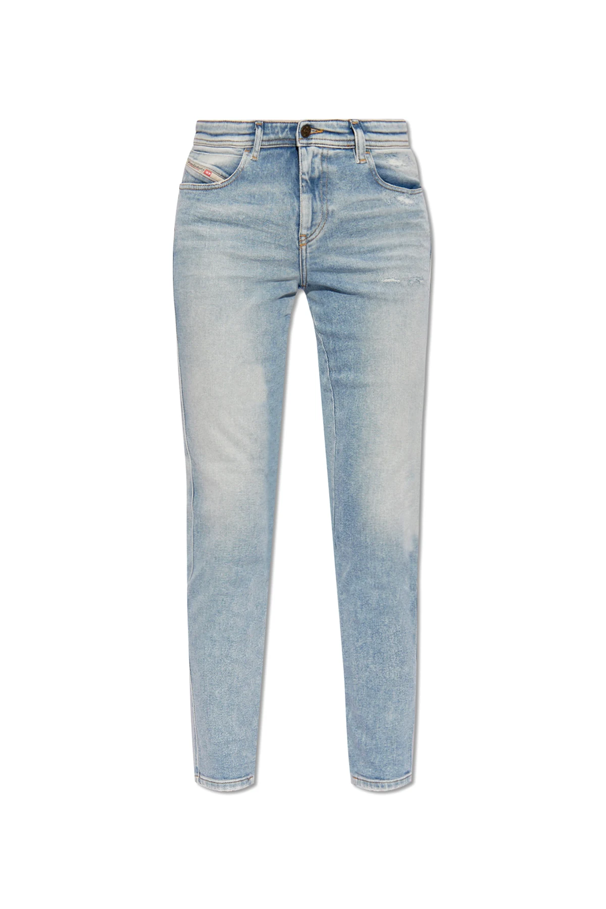 light blue ‘2015 BABHILA’ jeans