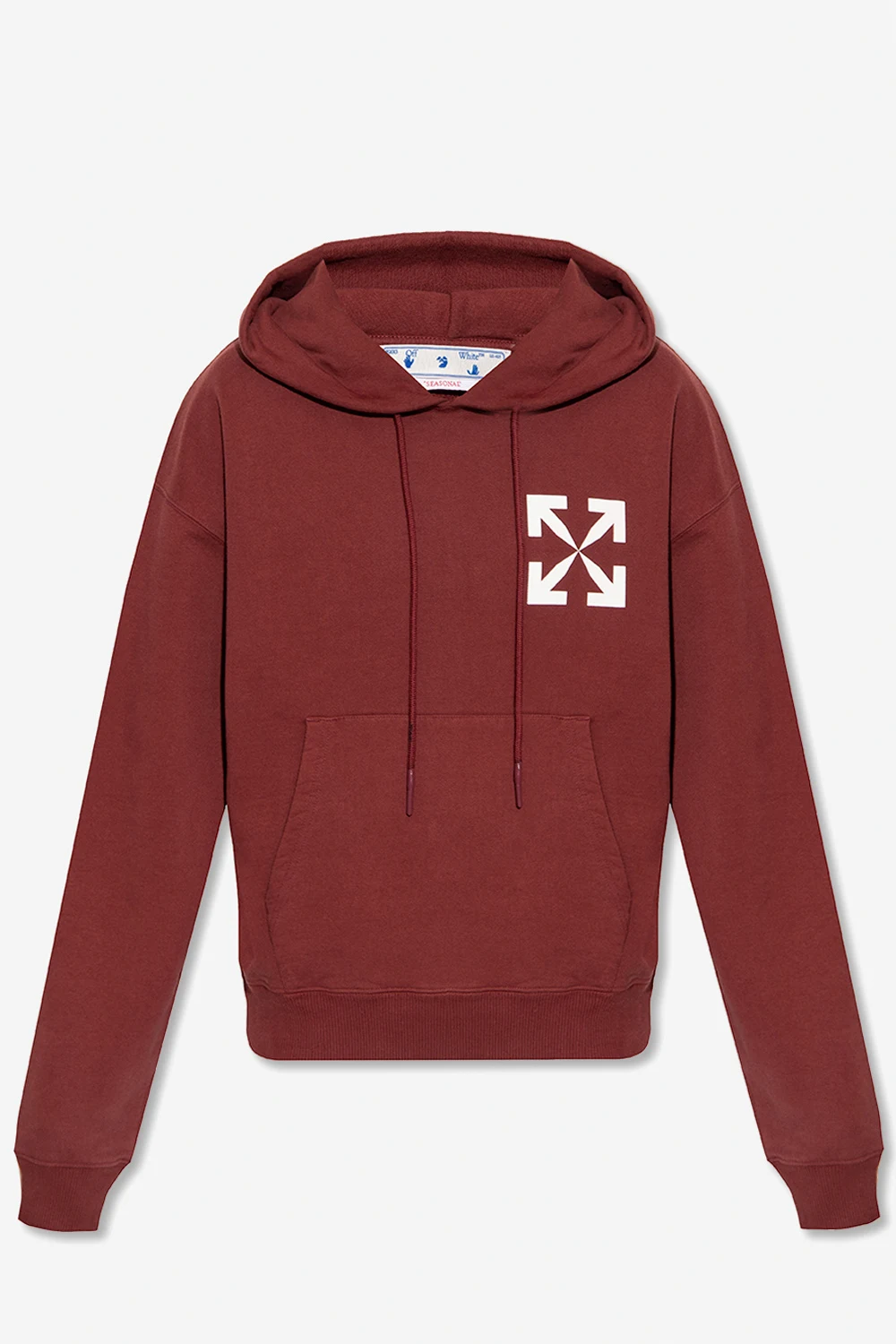 Hoodie with arrow motif