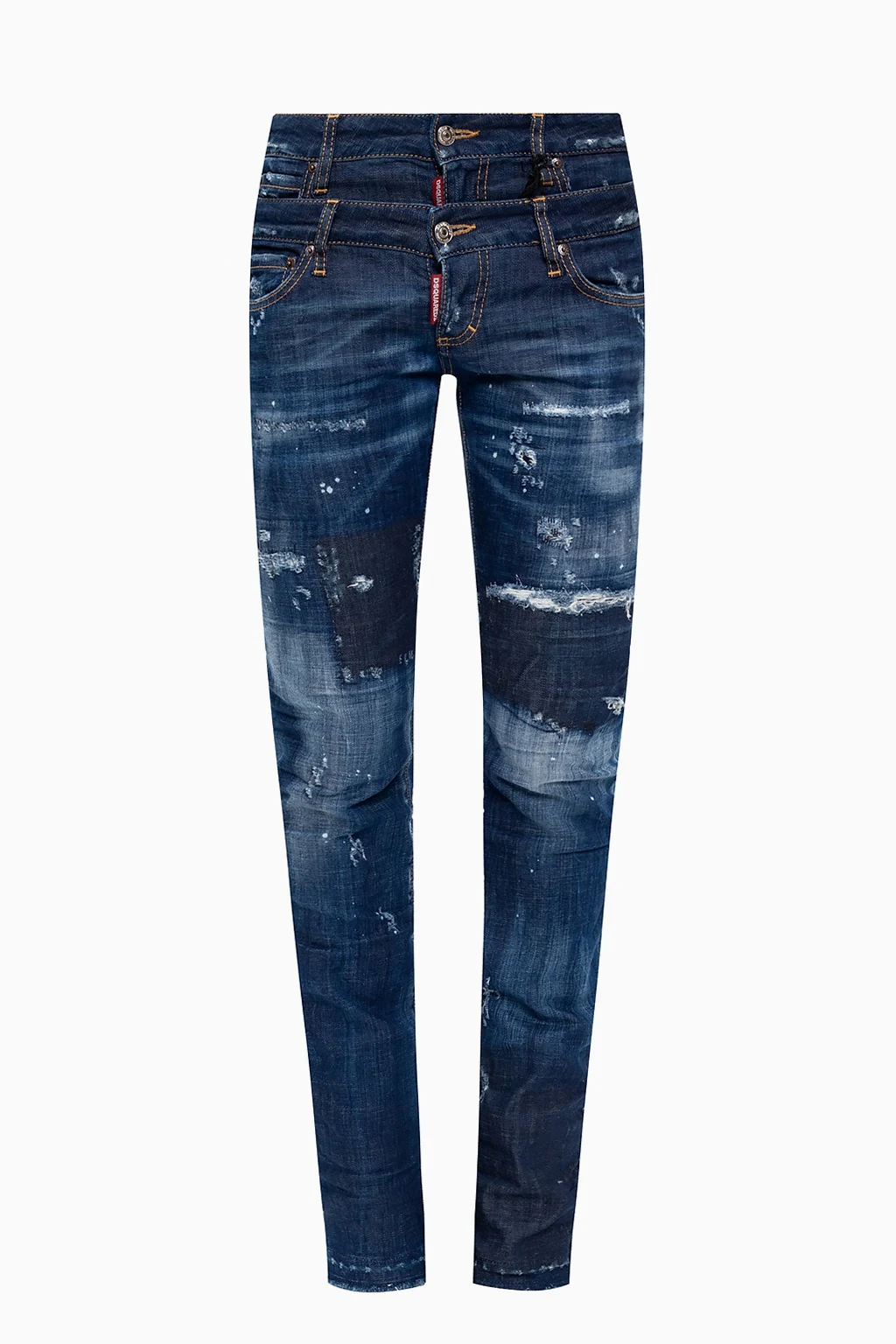 ’Twin Pack’ distressed jeans