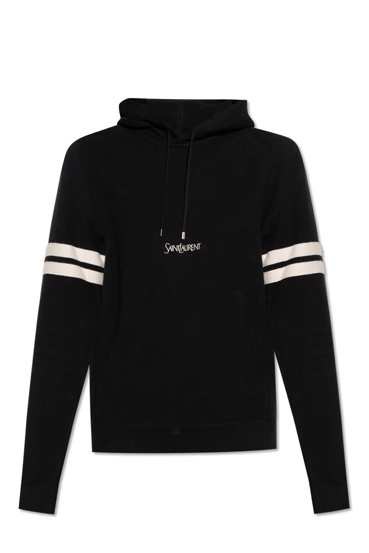 Logo-embroidered hoodie